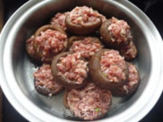香菇酿肉的做法步骤：6
