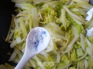 炒白菜丝的做法步骤：7