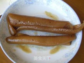 凉拌卤肉皮的做法步骤：4