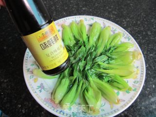 过年吃的太油腻来点清淡的-----蚝油青菜的做法步骤：5