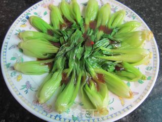 过年吃的太油腻来点清淡的-----蚝油青菜的做法步骤：6