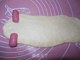 花朵肠仔面包的做法步骤：9