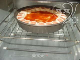 香酥虾花边披萨的做法步骤：22