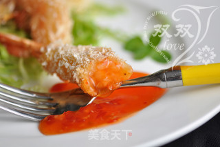 面包香酥虾的做法步骤：12
