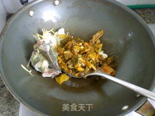 酸菜桂花鱼的做法步骤：5