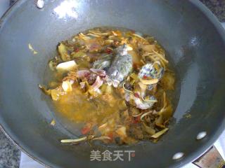 酸菜桂花鱼的做法步骤：6