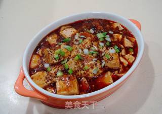 传统川菜制作“麻婆豆腐”的做法步骤：15