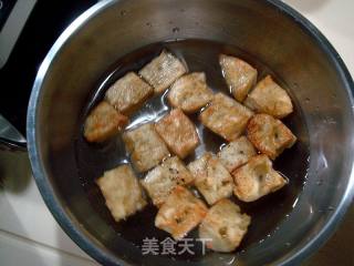 素中荤斋菜之一“烧八宝烤麸”的做法步骤：15