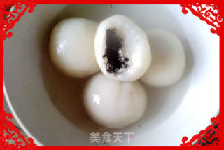 芝麻馅汤圆的做法步骤：12
