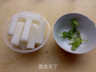 上汤水晶萝卜的做法步骤：2
