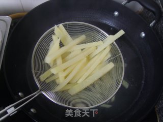 自制薯条的做法步骤：5