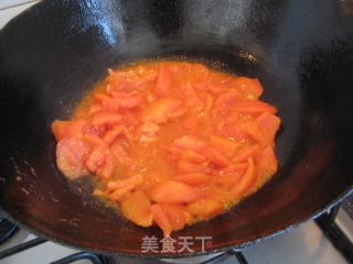 茄汁肥牛面的做法步骤：7