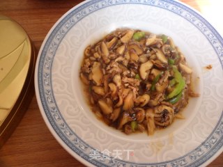 香菇烧肉丝的做法步骤：7