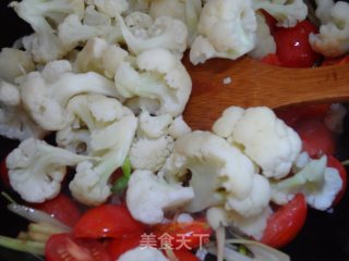蕃茄菜花的做法步骤：5