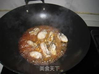 干烧生蚝拌西兰花的做法步骤：7