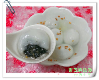 黑芝麻汤圆的做法步骤：14