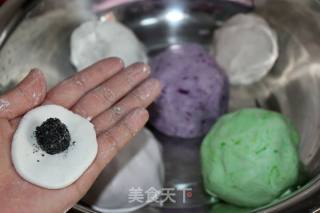 自制黑芝麻花生元宵的做法步骤：17