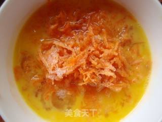 胡萝卜煎蛋的做法步骤：3
