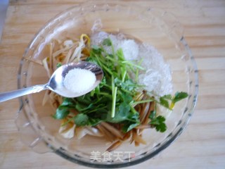 芥末粉丝黄花菜的做法步骤：7