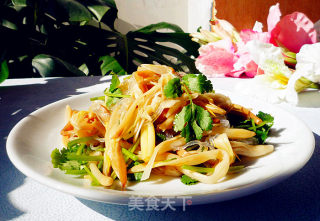 芥末粉丝黄花菜的做法步骤：10