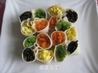 四喜蒸饺的做法步骤：16
