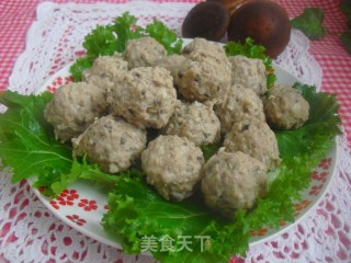 香菇肉丸的做法步骤：7