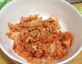 辣白菜炒五花肉的做法步骤：5