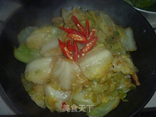 干锅手撕包菜的做法步骤：7