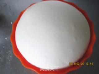 红豆馅雪花面包的做法步骤：2