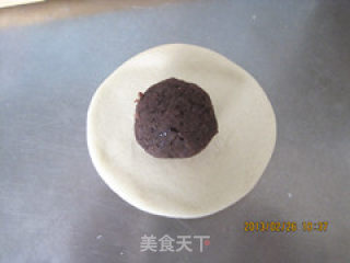 红豆馅雪花面包的做法步骤：5