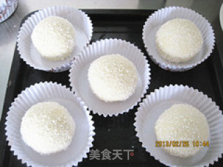 红豆馅雪花面包的做法步骤：9