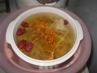 冬草花胶炖瘦肉的做法步骤：6