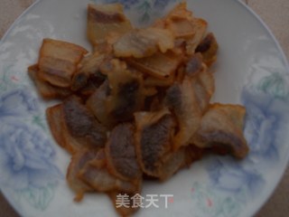 腊肉菜花的做法步骤：7