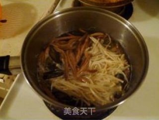 芥末粉丝素拌菜的做法步骤：5