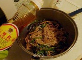 芥末粉丝素拌菜的做法步骤：9