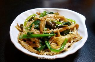 芥末粉丝素拌菜的做法步骤：11
