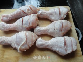 【炸鸡腿】的做法步骤：2