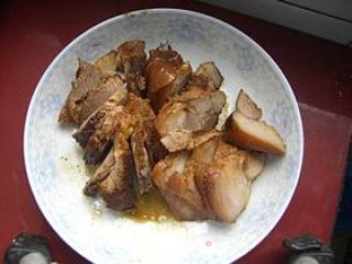 凉拌紫甘蓝卤肉拼盘的做法步骤：6