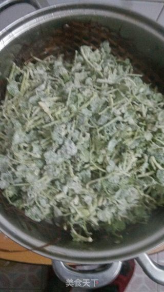 蒸香菜的做法步骤：7