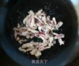 红豆干炒肉丝的做法步骤：3