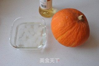 南瓜椰果甜汤的做法步骤：1