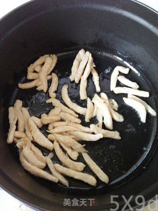 鸡丝蒿子秆的做法步骤：4
