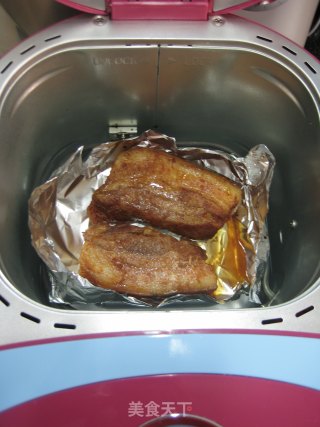 3元钱的秘密武器让面包机变烤箱轻松打造美味烤肉：香烤五花肉的做法步骤：16