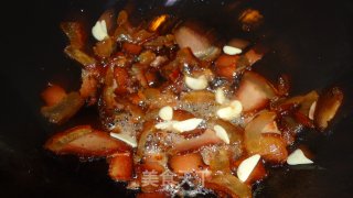 腊肉炒青椒的做法步骤：6