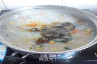 鲜味海参粥的做法步骤：12
