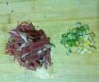 蒜苔炒肉丝的做法步骤：5