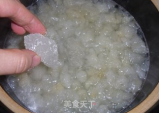 美容甜品——椰香木瓜炖雪蛤的做法步骤：6