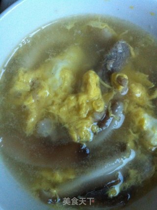 香菇肉丝蛋汤的做法步骤：6