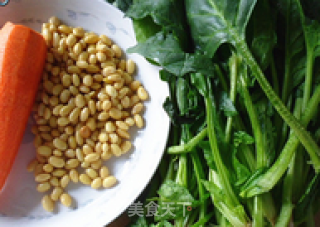 菠菜豆的做法步骤：1