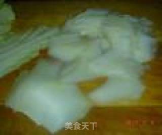 白菜炖豆腐丝的做法步骤：3